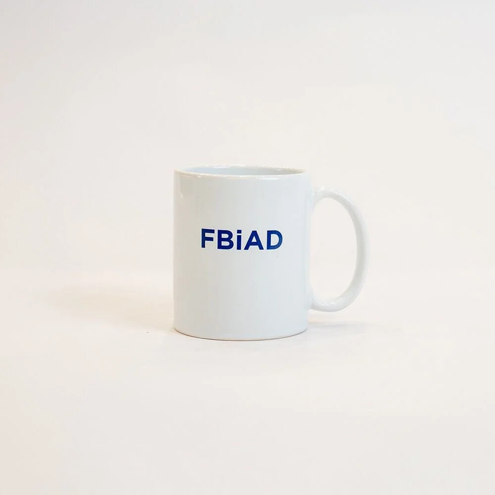 FBİAD Baskılı Beyaz Kupa Bardak